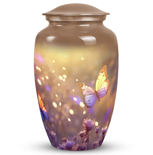 Butterflies Urn for Human Ashes Cremation Urn.