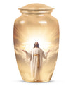 Classic Jesus Christ with Holy Cross Urn.