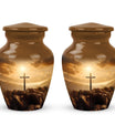 Large Jesus Cross Memorial Urn in classic design.