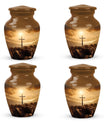 Large Jesus Cross Memorial Urn in classic design.