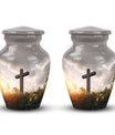 Jesus Christ cross Cremation classic urn for adults ashes