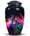 Peacock Cremation Urn, large classic design.