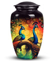 Peacock Urn for Ashes, comes with personalized engraving