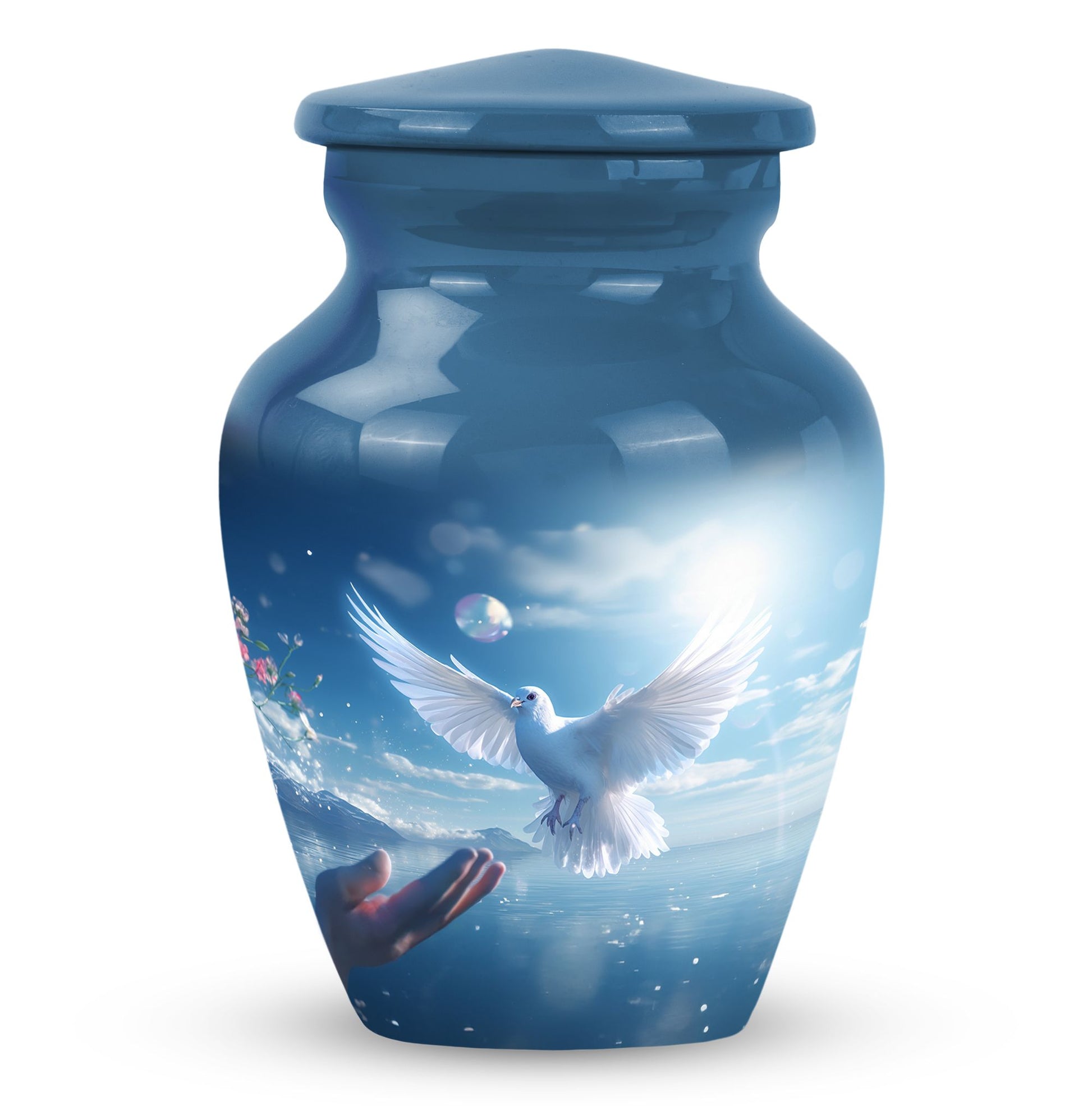 Classic 10-inch Dove Urn for Human Ashes