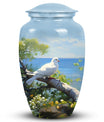 Classic Dove Memorial Urn, large urn for human ashes.