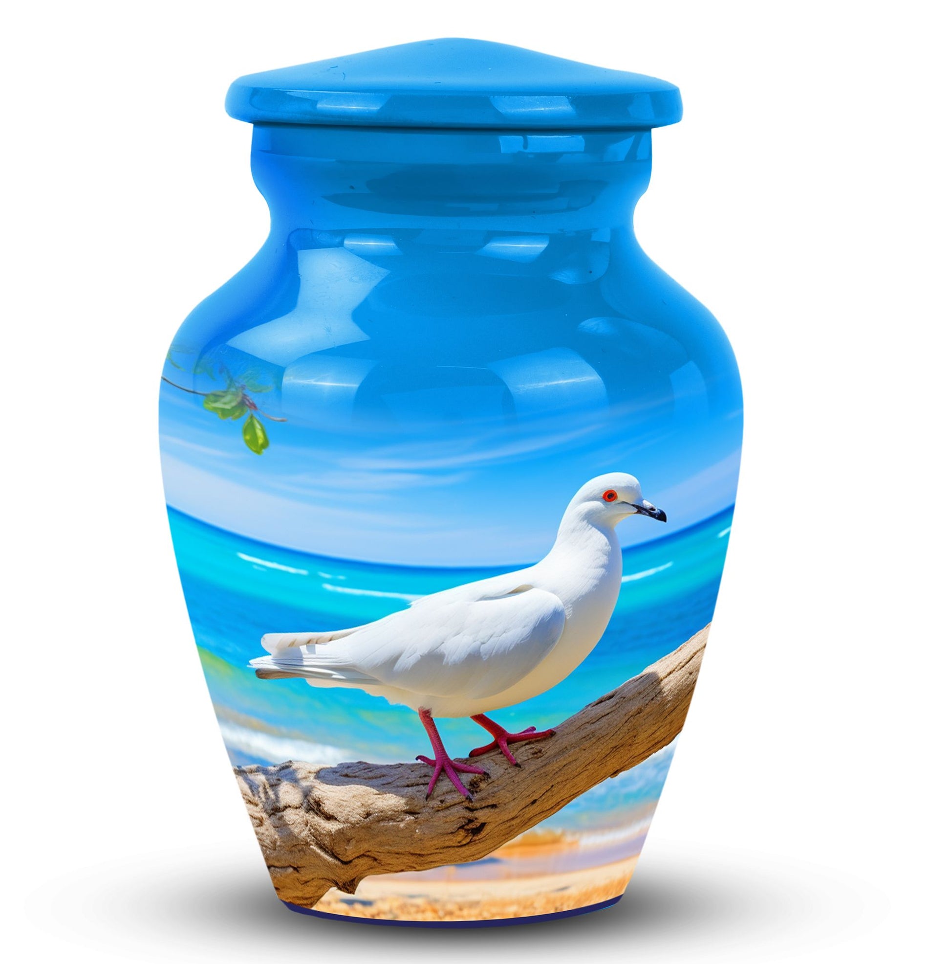 Custom dove cremation urn in classic design.