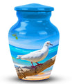 Custom dove cremation urn in classic design.