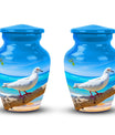 Custom dove cremation urn in classic design.