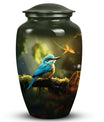 Blue Sparrow Classic Urn, Cremation Urn for Ashes