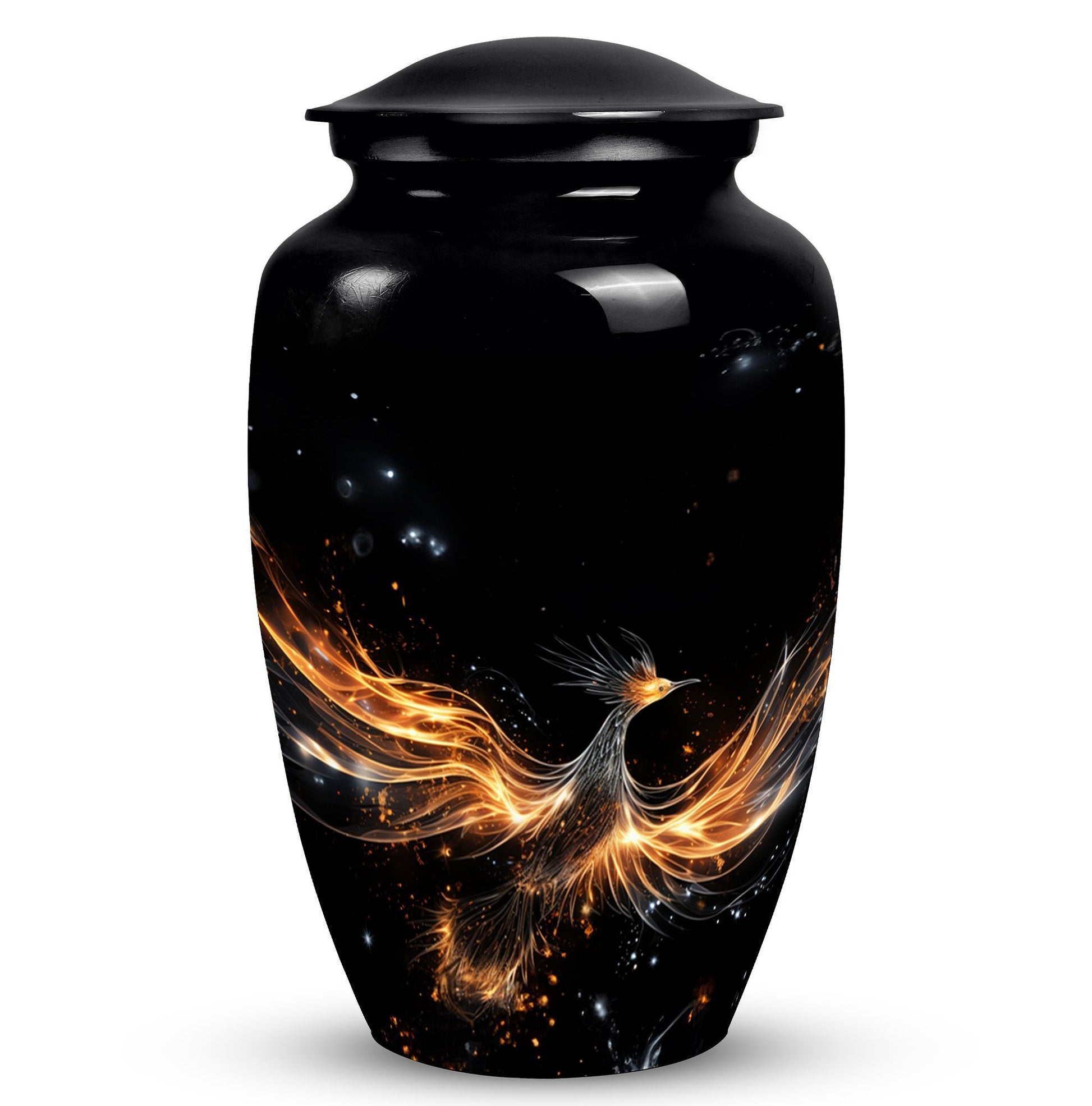 Shining Phoenix Large Cremation Urn.