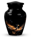 Shining Phoenix Large Cremation Urn.