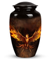 Angry Phoenix memorial urn, a large urn for human ashes.