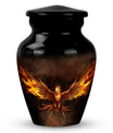 Angry Phoenix memorial urn, a large urn for human ashes.