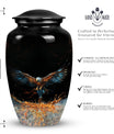 Eagle Cremation Urn, 3 Inch Classic Design.