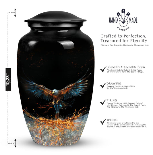 Eagle Cremation Urn, 3 Inch Classic Design.