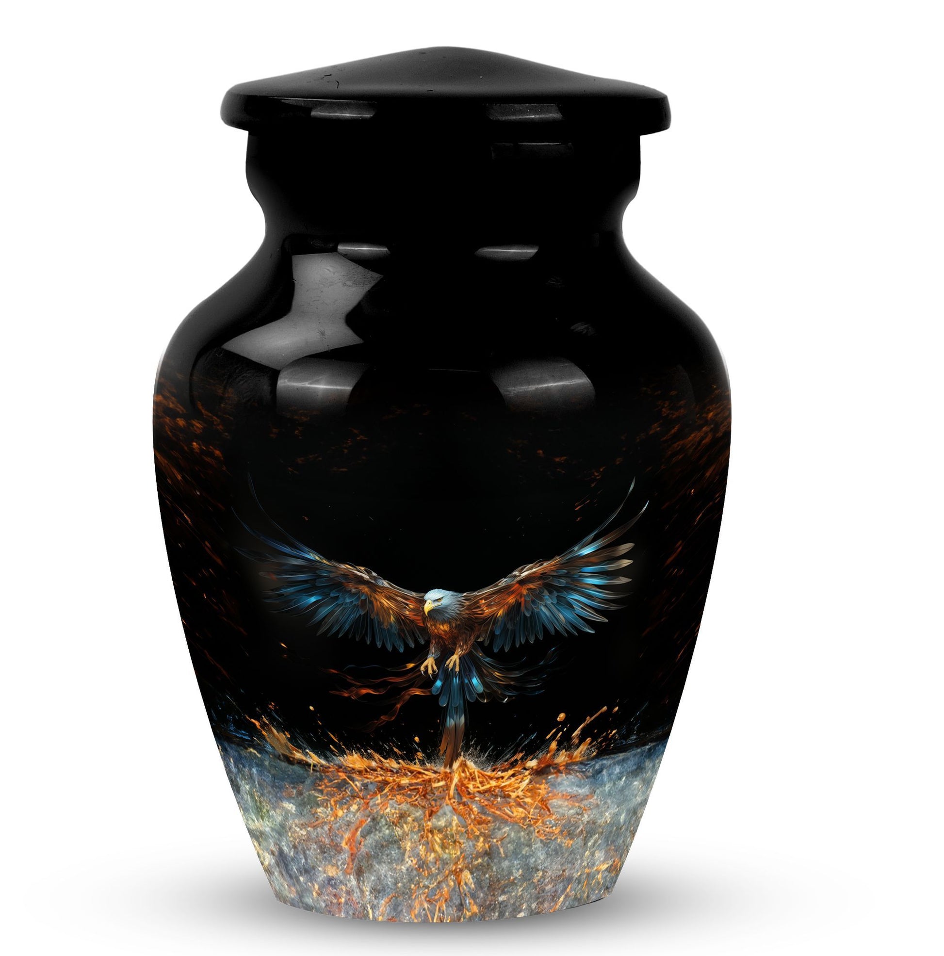 Eagle Cremation Urn, 3 Inch Classic Design.