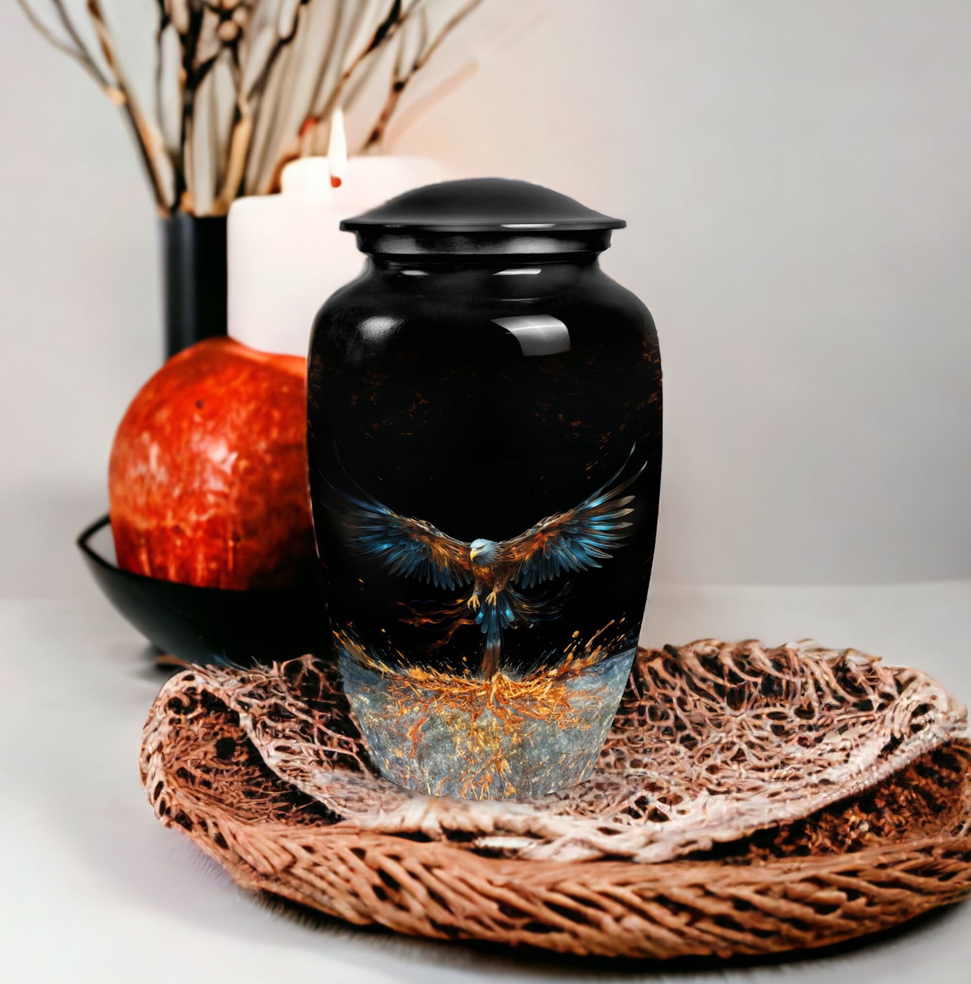 Eagle Cremation Urn, 3 Inch Classic Design.