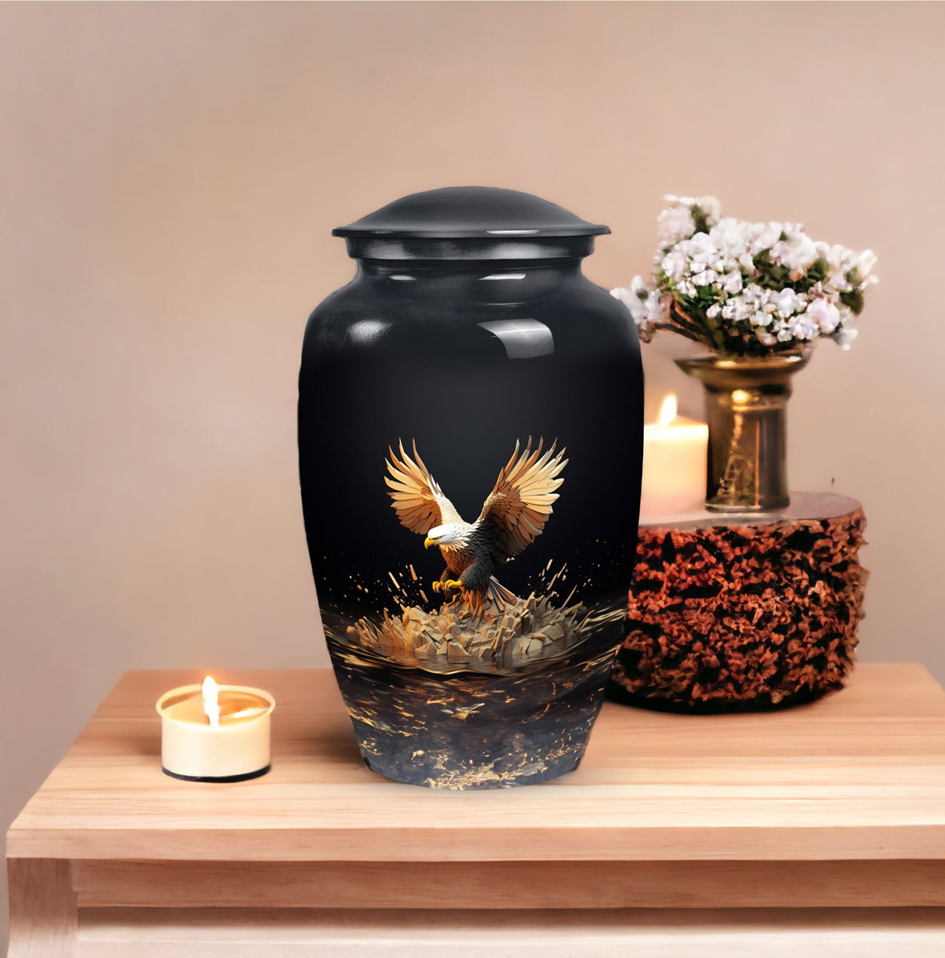 Cremation Urn, a Classic Urn with engraving option.