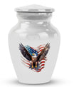 Classic 3-inch Eagle Urn for Human Ashes,Aluminium Large Urn