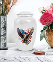 Classic 3-inch Eagle Urn for Human Ashes,Aluminium Large Urn