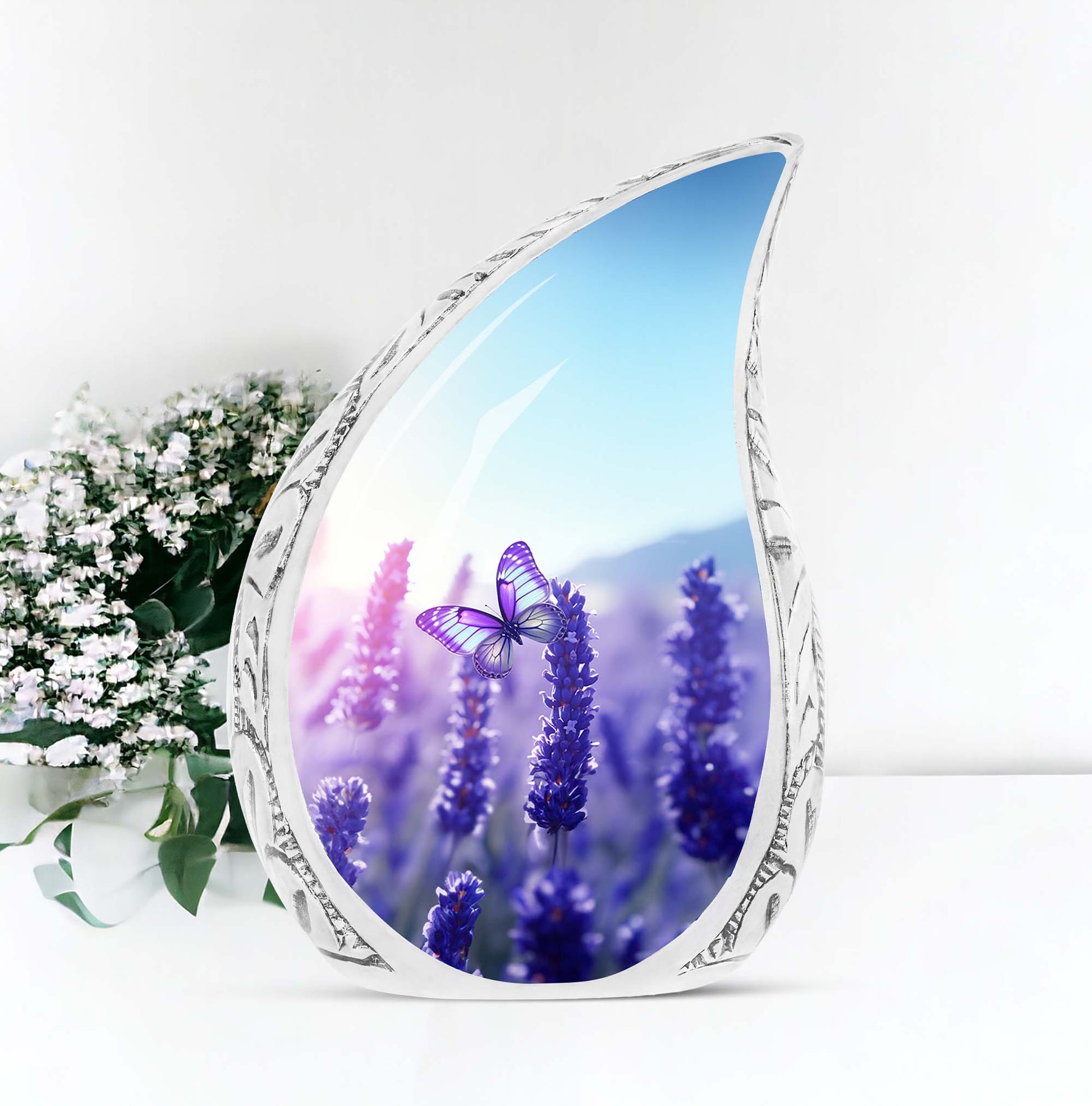 Magical Butterfly Cremation Urn in classic design