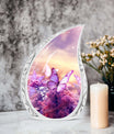 Butterflies in Forest Memorial Aluminium Cremation Urn