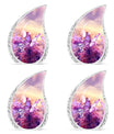 Butterflies in Forest Memorial Aluminium Cremation Urn