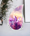 Butterflies in Forest Memorial Aluminium Cremation Urn