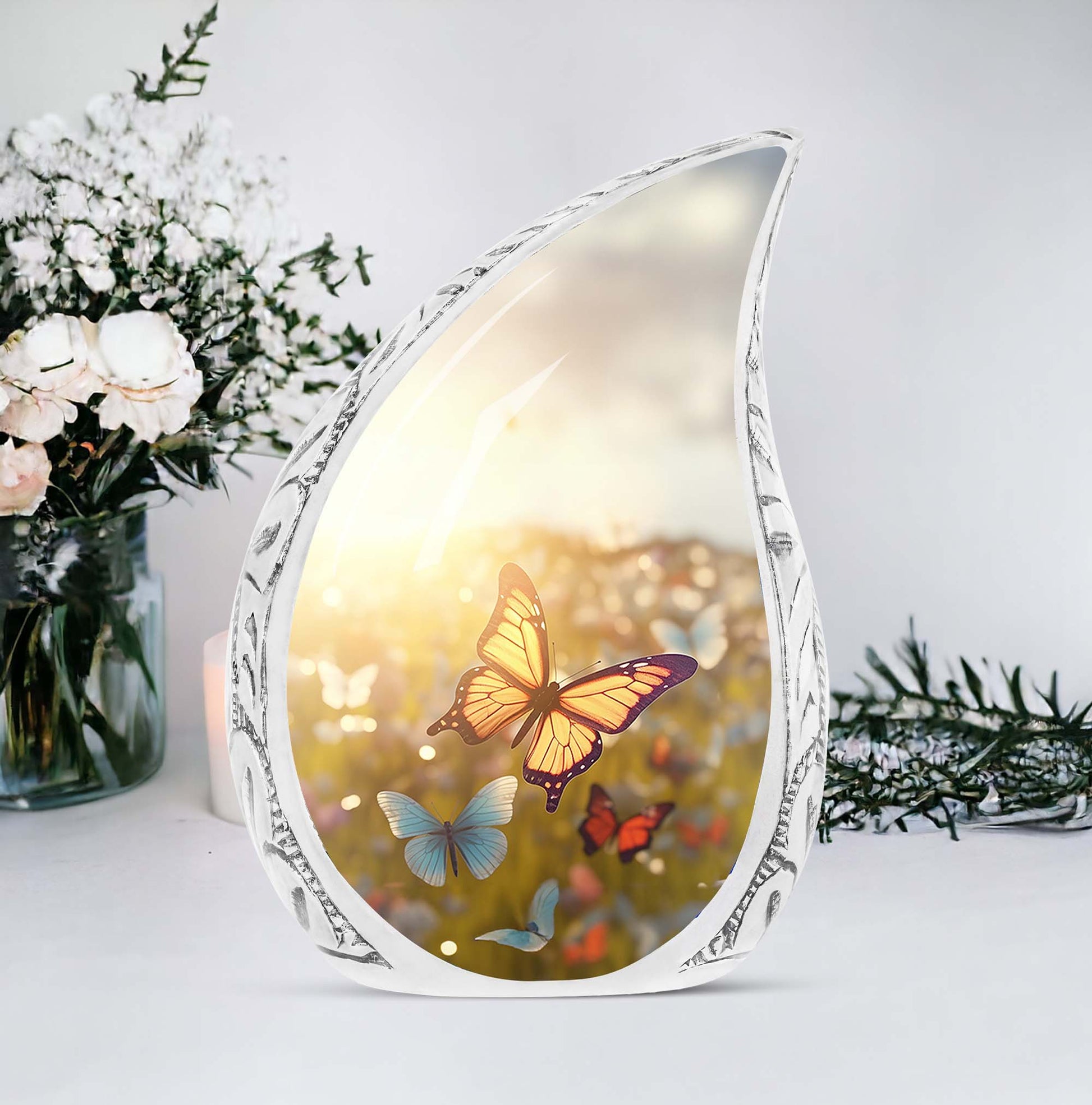 3-inch Classic Butterfly in Meadow Cremation Urn