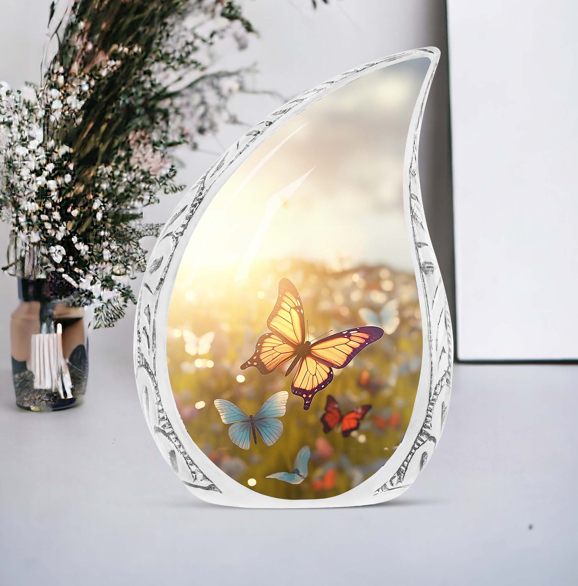 3-inch Classic Butterfly in Meadow Cremation Urn