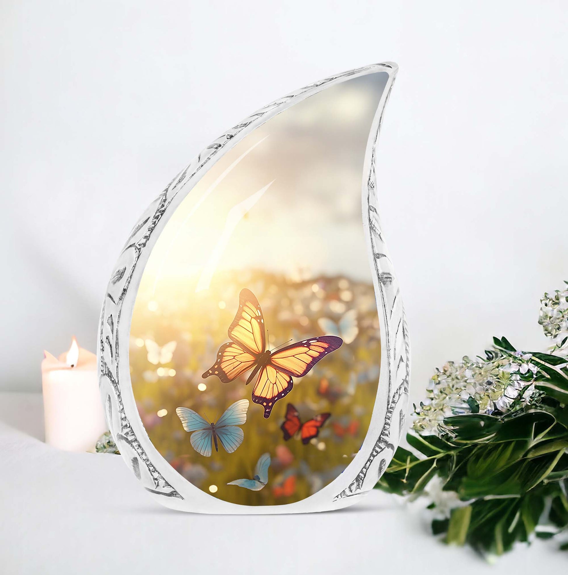 3-inch Classic Butterfly in Meadow Cremation Urn