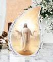 Jesus Christ with Holy Cross 3-inch Classic Aluminium Urn