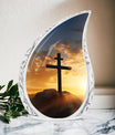 Jesus Christ large aluminum urn for human ashes