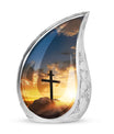 Jesus Christ large aluminum urn for human ashes