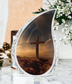 Jesus Christ Cross Aluminium Cremation Urn