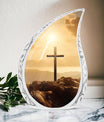 Jesus Cross Memorial Large Urn