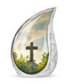 3-inch Jesus Christ cross Memorial urn