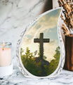 3-inch Jesus Christ cross Memorial urn