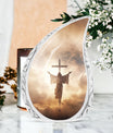 10 inch classic Jesus Christ cross Cremation urn