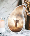 10 inch classic Jesus Christ cross Cremation urn