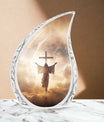 10 inch classic Jesus Christ cross Cremation urn