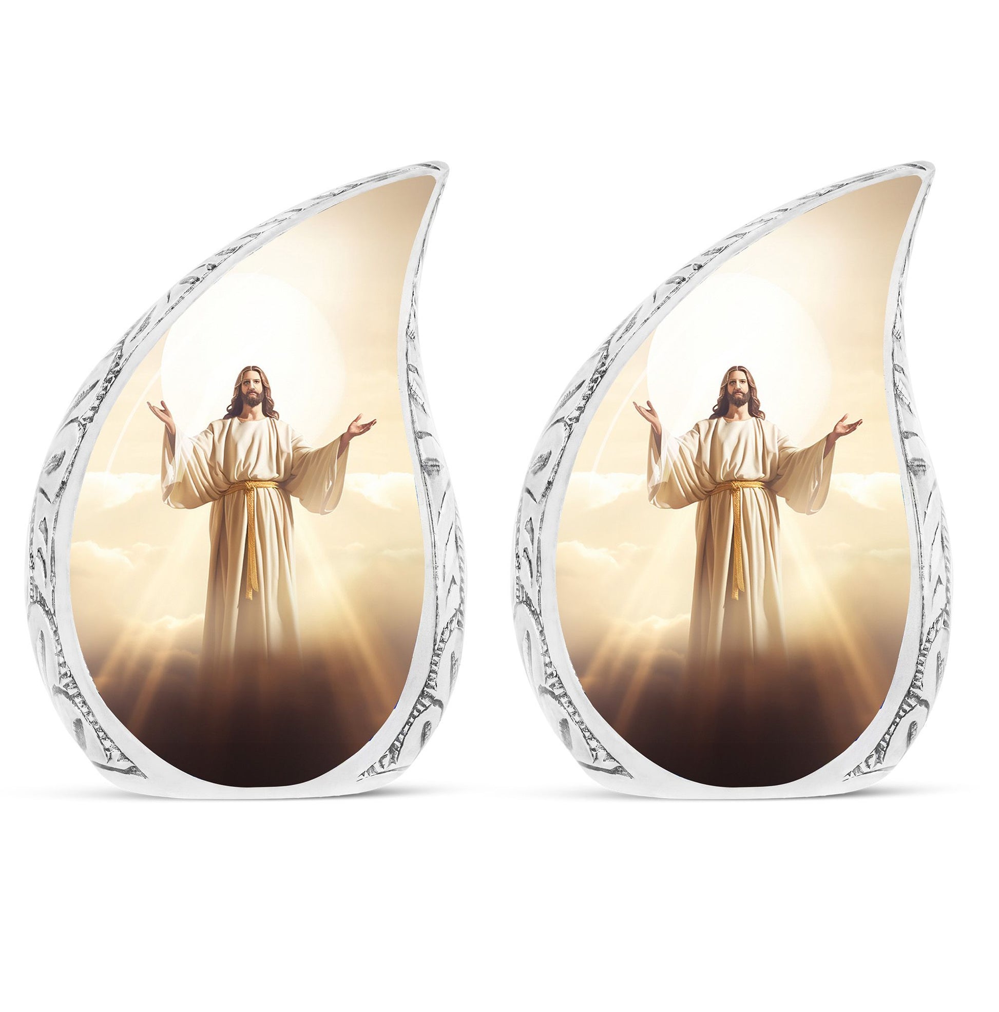 Classic 3 Inch Jesus Christ Cross Cremation Urn