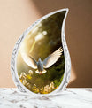 Large Dove Cremation Urn for Human Ashes,