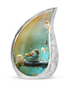 Golden Sparrow Memorial Urn For Funeral