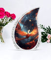 White Phoenix Cremation Urn, classic designed 