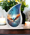 Classic Blue Phoenix Cremation Urn