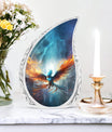 Classic Blue Phoenix Cremation Urn