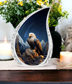 3 inch Eagle Memorial Urn for funeral decor.