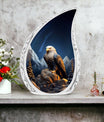 3 inch Eagle Memorial Urn for funeral decor.