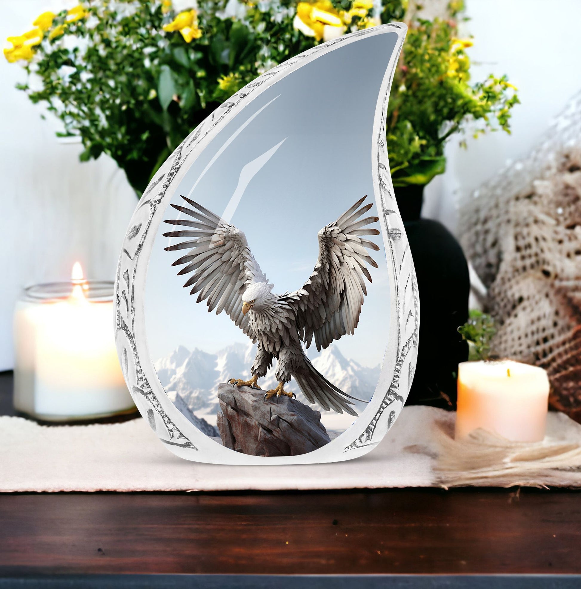 Classic 3-inch Eagle Urn for Ashes